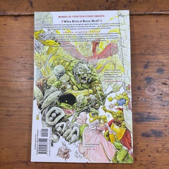 Fables Graphic Novels Set Of 3 Legends In Exile Animal Farm & Storybook Love - Picture 6 of 9